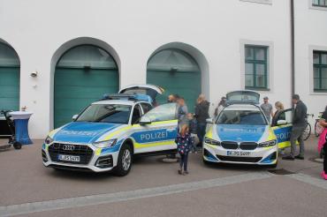 Am Tag der offenen Tür gewährte die PI Donauwörth spannende Einblicke in den Polizeialltag.
