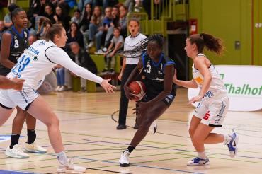 Hier sieht man Mariam Haslé-Lagemann in Aktion.