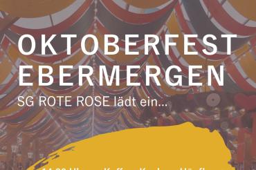 Flyer Oktoberfest Ebermergen 2024