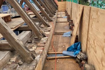 Die Nördlinger Stadtmauer. 