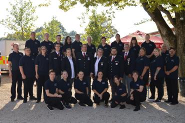 Die BRK-Bereitschaft Nördlingen.