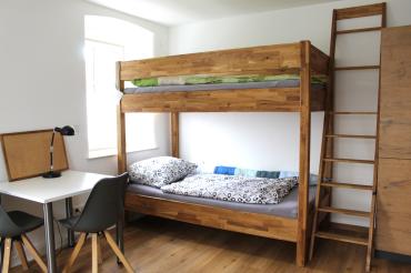 Blick ins Zimmer im Frauenhaus Nordschwaben 