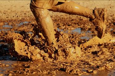 Beim Iron Viking in Amsterdam wurde es sehr matschig.