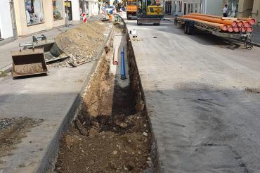 Baumaßnahme Deininger Straße