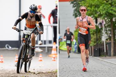 Julia Weiland und Elisabeth Haupt (erste und dritte in der BTV Gesamtwertung 2024)