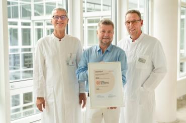 Übergabe des Zertifiates