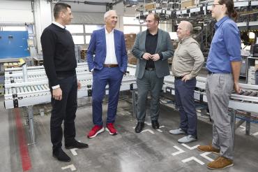 Gruppenbild im Hama- Werk