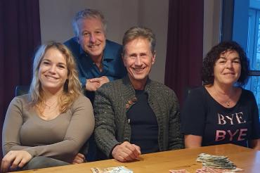 V.l.: Linda Le, Tijmen Rasser, Martin Oberman, Karola Rasser.