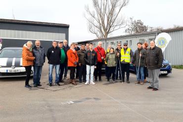 Aktion "Autofahren für Blinde"