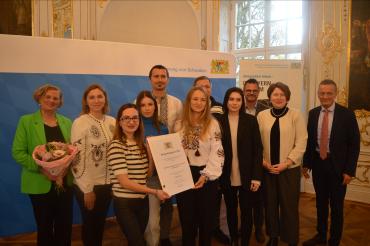 Die ehrenamtlichen Helfer des Ukrainischen Kulturzentrums werden mit dem Schwäbischen Integrationspreis ausgezeichnet.