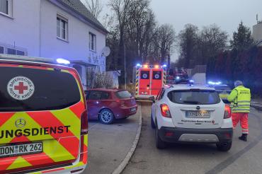 Brand in einem Oetinger Reihenhaus