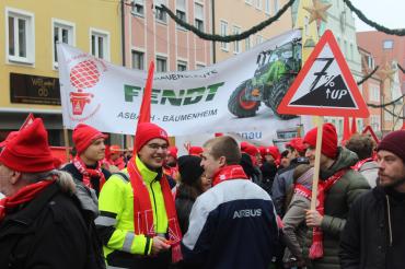 IG Metall Warnstreik 2024 Donauwörth