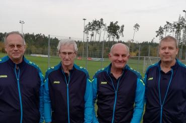 Das Bild zeigt von links nach rechts :  Gerald Zajitschek; Josef Faul; Achim Schreiber und Michael Schröttle.