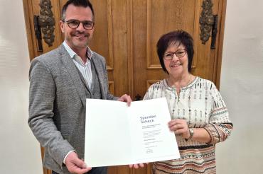 Spendenübergabe Bezirk Schwaben 