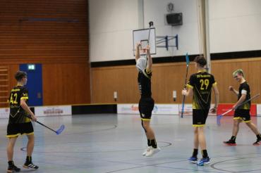 Die Nordheimer Floorballer erwischten gegen Regensburg einen perfekten Start.