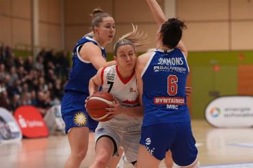 Die Angels scheitern an den Gästen aus Halle.