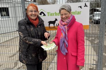 Spendenübergabe Tierheim Hamlar