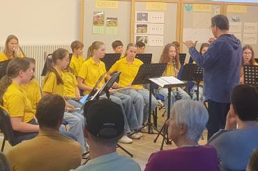 Das Blasorchester der Jugendkapelle.