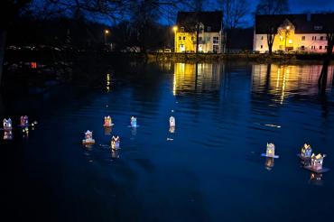 Luzienhäuschen schwimmen