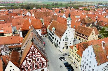 Stadt Nördlingen von oben