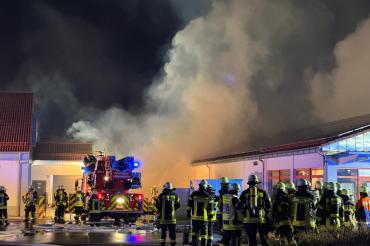 Brand Schrottplatz Donauwörth 