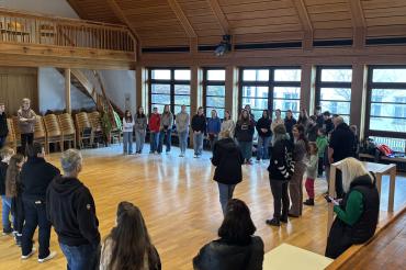 Im Fokus der Proben stand ein Workshop für Kinder.