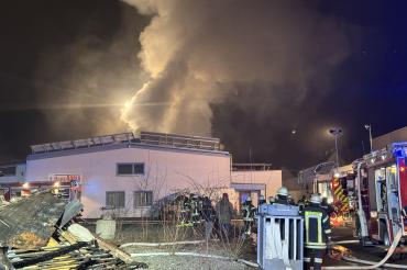 Erneut kam es in der Dillinger Straße in Donauwörth zu einem Brand.