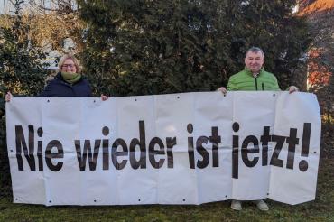 Das Bild zeigt Bärbel Stahl und Albert Riedelsheimer