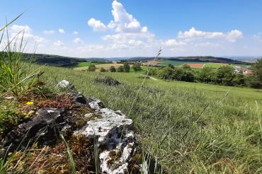 Das Bild zeigt den Felskopf auf dem Mähhorn.