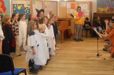 Fleißig am Üben ist der Kinderchor der Donauwörther Musikschule, denn schon im März steht das neue Musicalprojekt mit dem Titel „Geisterstunde auf Schloss Eulenstein“ an! 