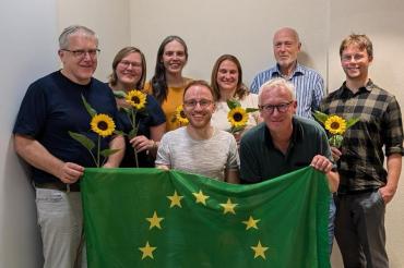Neuaufstellung des Ortsverbands der Grünen in Rain und Umgebung.