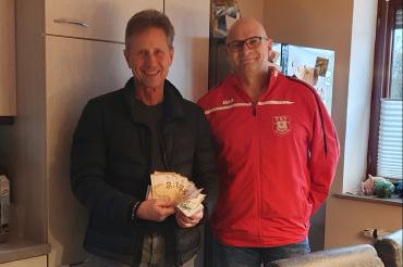 Martin Oberman, der 1. Vorsitzende und Ralf Bengel