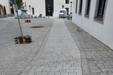 Bereits im letzten Jahr wurde der Tändelmarkt barrierefrei ausgebaut.