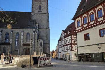 Marktplatz in Nördlingen