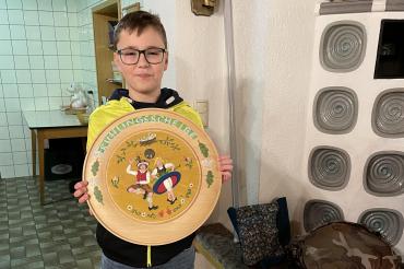 Jungschütze Felix Dietenhauser ist der stolze Gewinner der Frühlingsscheibe 2025.