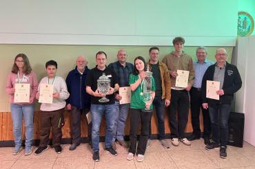 Zu sehen sind die Stadtmeister der 48. Donauwörther Stadtmeisterschaft