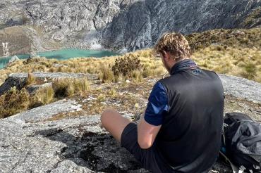 Andreas Münsinger unterwegs in Südamerika. 