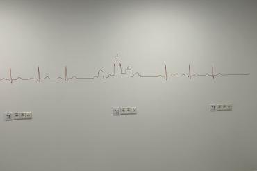 Das Bild zeigt Eindrücke von der Eröffnung des neuen Herzkatheters in Nördlingen. 