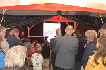 Filmpremiere: Im Stadtmuseum wurde dem geladenen Publikum der Film über den Bauernaufstand erstmalig gezeigt.