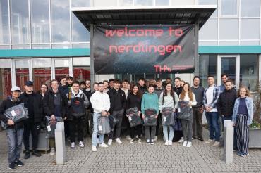 Studierende des zweiten Semesters Bachelor Systems Engineering.