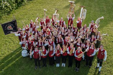 Die Vereinigte Musikkapelle Tapfheim. 