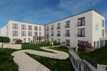 Insgesamt drei Stockwerke wird das neue Seniorenhaus in Bollstadt umfassen, wovon der erste und zweite Stock die Wohnetagen sind.