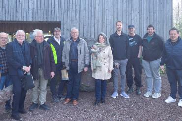 Besuch in Partnerstadt Auvergne