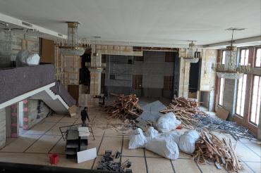 Im Tanzhaus Donauwörth sieht man bereits die ersten Schritte der Sanierungsmaßnahmen.