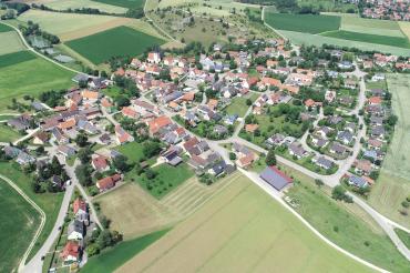 Luftaufnahme von Schmähingen