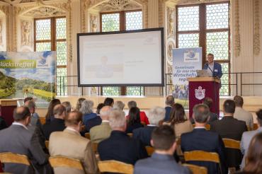 Landrat Rößle beim Tag der Wirtschaft 2025.