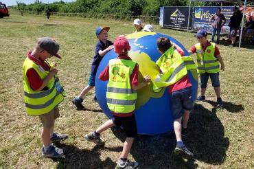 Die Kinder hatten in Auhausen viel Spaß.