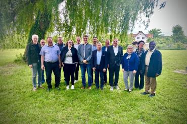 Die Vorstandschaft des Arbeitskreises Außen- und Sicherheitspolitik der CSU Schwaben. 