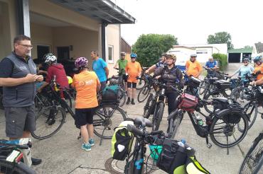 Fahrradfahrer ADFC