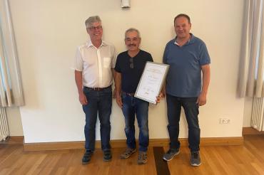 Walter Reitsam Goldener Meisterbrief